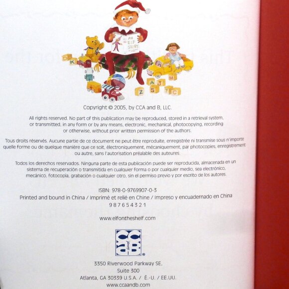 Elf on The Shelf a Christmas Tradition Toy Figure  IN THE BOX + BOOK + DVD - Picture 7 of 16